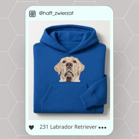 Koszulka/bluza z haftem Labradora Retrievera. Gotowy wzór 231