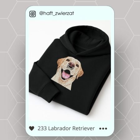 Koszulka/bluza z haftem Labradora Retrievera. Gotowy wzór 233