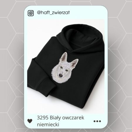 Koszulka/bluza z haftem Owczarka niemieckiego. Gotowy wzór 3295