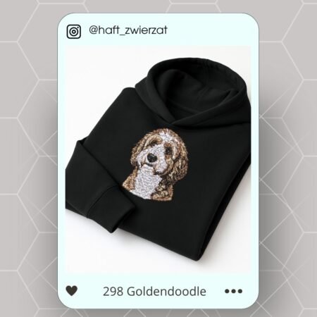 Koszulka/bluza z haftem Goldendoodle. Gotowy wzór 298