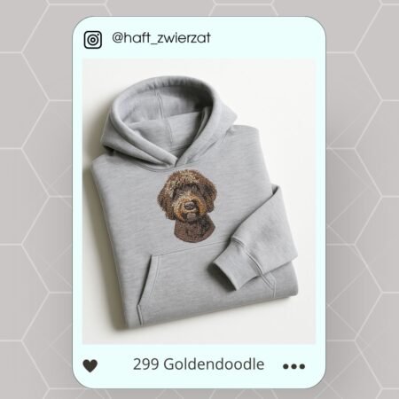 Koszulka/bluza z haftem Goldendoodle. Gotowy wzór 299