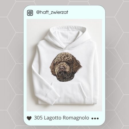 Koszulka/bluza z haftem Lagotto Romagnolo. Gotowy wzór 305