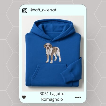 Koszulka/bluza z haftem Lagotto Romagnolo. Gotowy wzór 3051