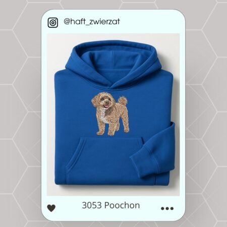 Koszulka/bluza z haftem Poochon. Gotowy wzór 3053