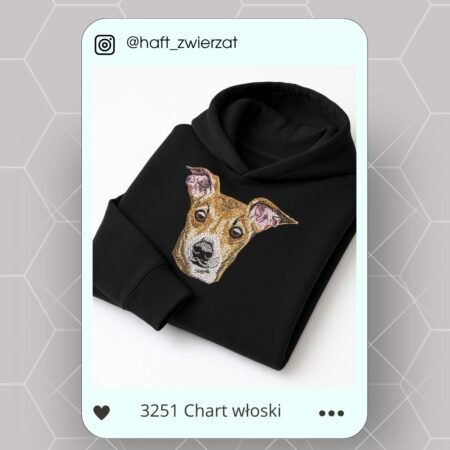 Koszulka/bluza z haftem Charta włoskiego. Gotowy wzór 3251