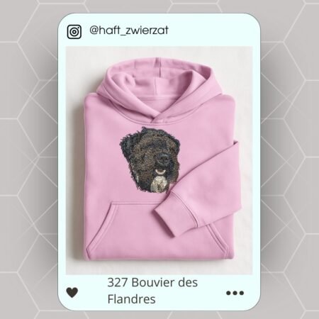 Koszulka/bluza z haftem Bouvier des Flandres. Gotowy wzór 327