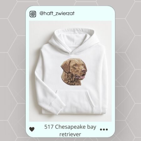 Koszulka/bluza z haftem Chesapeake Bay Retrievera. Gotowy wzór 517